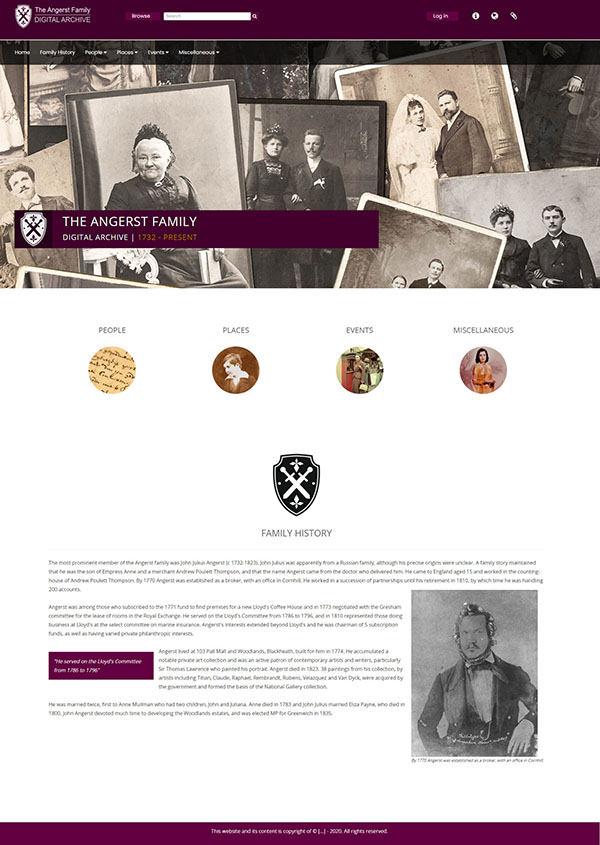 Family Archives - Max Archive Services